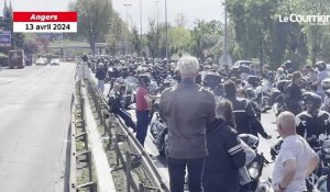 VIDÉO. Contrôle technique obligatoire : les motards en colère paralysent la voie des berges à Angers