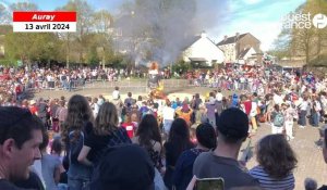 VIDÉO. Carnaval d’Auray : ça y est, le bonhomme carnaval a brûlé !