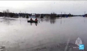 En Russie et au Kazakhstan, 100 000 personnes évacuées en raison d'inondations record