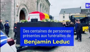 Des centaines de personnes présentes aux funérailles de Benjamin Leduc