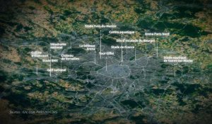 JO-2024: Carte animée des sites olympiques en Ile-de-France