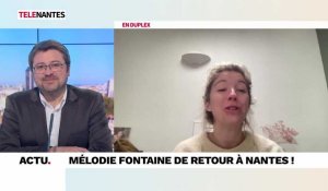 L'invitée de Nantes Matin : Mélodie Fontaine à Nantes jusqu'à demain
