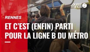 VIDÉO. À 5h10, c'était déjà la fête dans les premières rames du métro de la ligne b