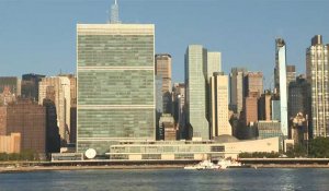 Images de Manhattan alors que débute l'Assemblée générale des Nations unies à New York