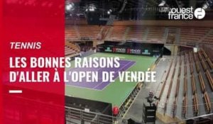 VIDÉO. Tennis : les bonnes raisons d'aller à l'Open de Vendée, du 3 au 9 octobre