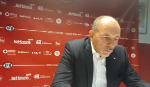 Réaction d'Hervé Coudray après la victoire du STB sur Hyères-Toulon