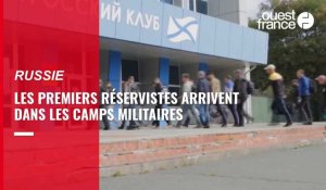 VIDÉO. Guerre en Ukraine : en Russie, les premiers réservistes arrivent dans les camps militaires