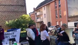 « Oubliés du Ségur » : Manifestation devant l’Association des paralysés de France à Amiens