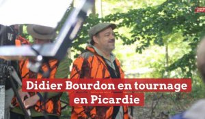 Didier Bourdon en tournage en Picardie