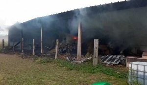 Un incendie dans une ferme à Morbecque
