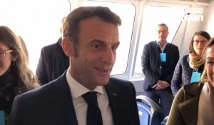 Emmanuel Macron à Saint-Nazaire : le président vogue vers le premier parc éolien en mer de France