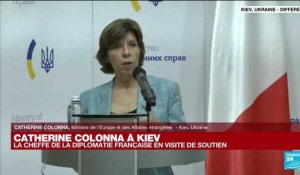 REPLAY - La ministre française des Affaires étrangères à Kiev pour une visite de soutien à l'Ukraine