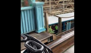 Un passager coincé dans l'attraction le Loup-Garou à Walibi