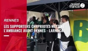VIDÉO. Stade Rennais – Larnaca : les supporters chypriotes mettent l’ambiance dans le centre-ville