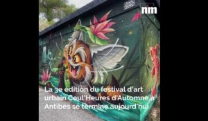 Les nouvelles fresques du festival Coul'Heures d'Automne à Antibes