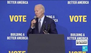 Midterms : "Les élections les plus importantes de nos vies", assure Joe Biden