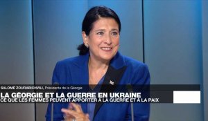 Guerre en Ukraine : rencontre avec Salomé Zourabichvili, première femme présidente de Géorgie