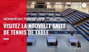 VIDÉO. Tennis de table : visitez le Hennebont Ping Center, la nouvelle salle de la Garde du Vœu