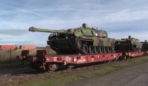 Ukraine: des chars Leclerc font route vers la Roumanie