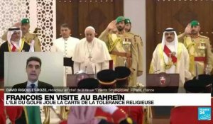 Le Pape François en visite à Bahrein.
