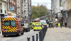 Deux immeubles s'effondrent en plein centre de Lille, a priori sans victimes