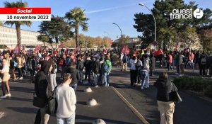 VIDEO. Plusieurs centaines de jeunes, salariés, syndicats pour le pouvoir d'achat à Saint-Nazaire