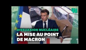 Macron sur la dissuasion nucléaire : « gardons-nous de dramatiser » certains propos