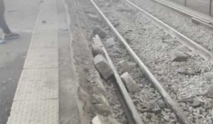 Un train de marchandise déraille et cause d'énormes dégâts en gare de Carcassonne
