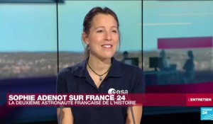 En direct sur France 24 : Sophie Adenot, la nouvelle spationaute française