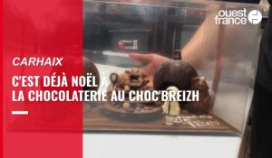 VIDÉO. À Carhaix, la chocolaterie artisanale Au Choc'Breizh prépare déjà Noël