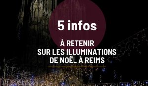 5 infos à retenir sur les illuminations de Noël à Reims