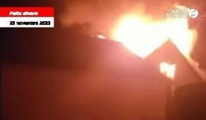 Une maison d’habitation ravagée par les flammes à Guipry-Messac