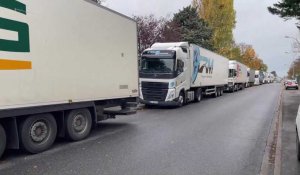 Manifestation à Saint-Martin-sur-le-Pré : un barrage filtrant pour les camions