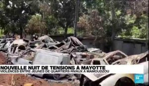 Mayotte : nouvelle nuit de violences entre jeunes de quartiers rivaux