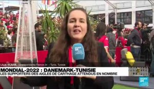 Danemark-Tunisie : l'enthousiasme des supporters à Tunis