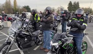 Arras : les motards en colère contre le contrôle technique