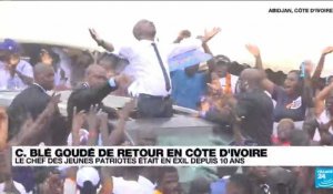 Charles Blé Goudé de retour en Côte d'Ivoire après un exil de 10 ans