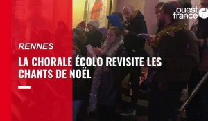 VIDÉO. À Rennes, la chorale écolo revisite les chants de Noël
