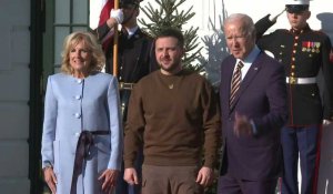 Joe Biden accueille Volodymyr Zelensky à la Maison Blanche