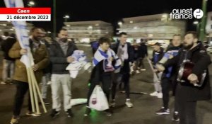 VIDÉO. Coupe de France : les supporters de Vire sont arrivés au stade d’Ornano à Caen