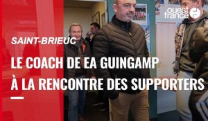 Les lecteurs et supporters de Ouest-France rencontrent le coach de En Avant de Guingamp
