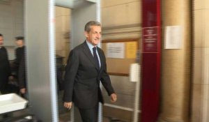 Affaire des "écoutes" en appel: arrivée de l'ex-président Nicolas Sarkozy