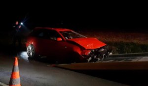 Un conducteur blessé après avoir fait des tonneaux entre Pas-en-Artois et Mondicourt