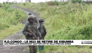 République Démocratique du Congo : les rebelles du M23 annoncent se retirer du Kibamba