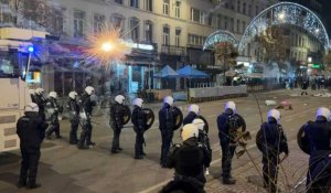Affrontements avec la police à Bruxelles après le match France-Maroc