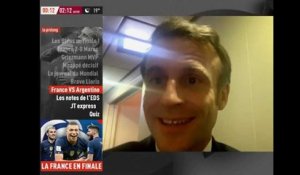 Coupe du monde : En plein direct, Emmanuel Macron fait irruption dans L’Équipe du Soir après...