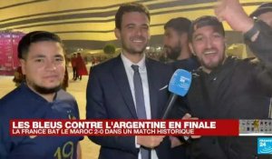 Mondial-2022 : Avec des supporters français au Qatar après la victoire des Bleus