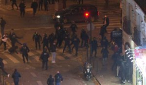 Mondial: tensions près des Champs-Elysées à Paris