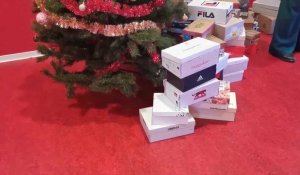 Les enfants de l'école Dauphinot de Reims ont récolté des boites solidaires pour Noël