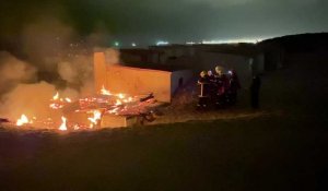 Un chalet de Blériot-Plage détruit par le feu